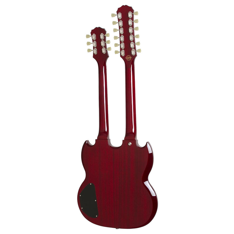 Guitarra Epiphone G-1275 Double Neck Edición Limitada Cherry