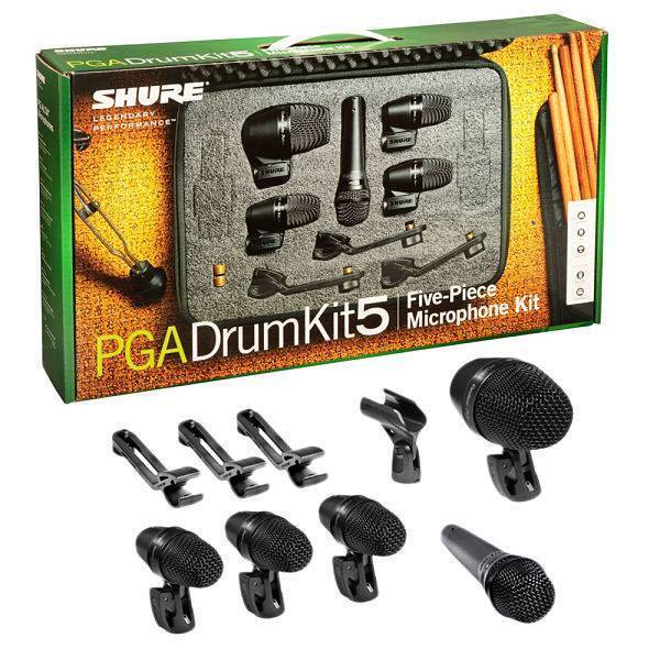 Paquete Microfonos Shure Para Bateria PGA DRUMKIT5