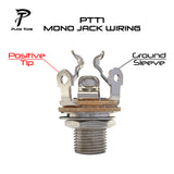 Jack MONO 1/4 Pure Tone Color Nickel PTT1