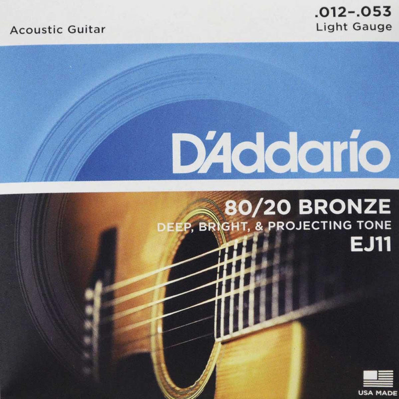 Cuerdas D'addario Para Guitarra Electroacustica EJ11