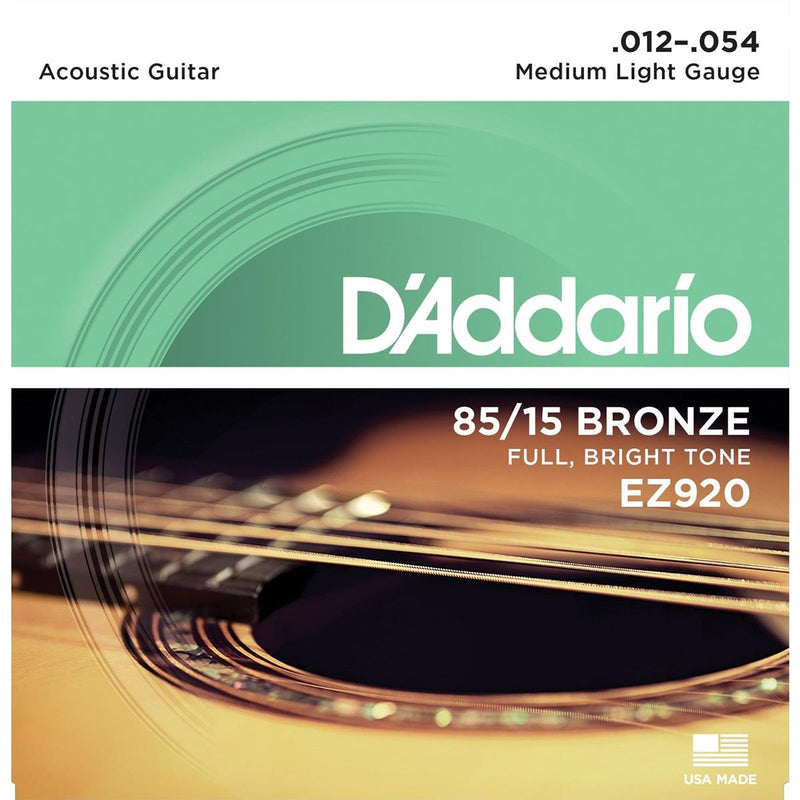 Cuerdas Addario EZ920 guitarra acustica Calibre .12-.54