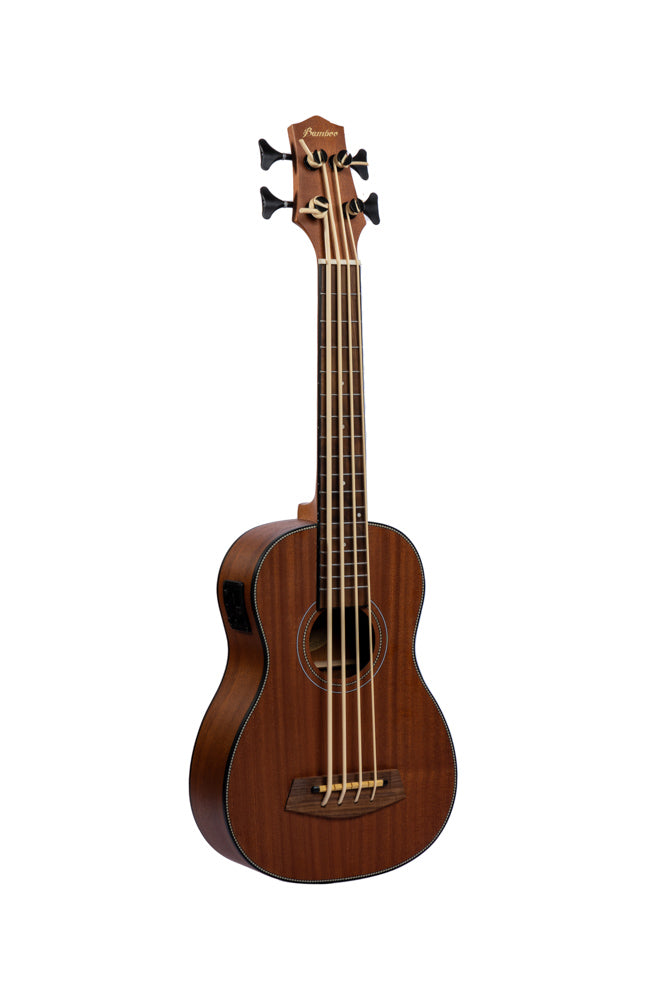 Uke Bass Sapele - Incluye Funda Acolchada Bamboo U-BASS-S