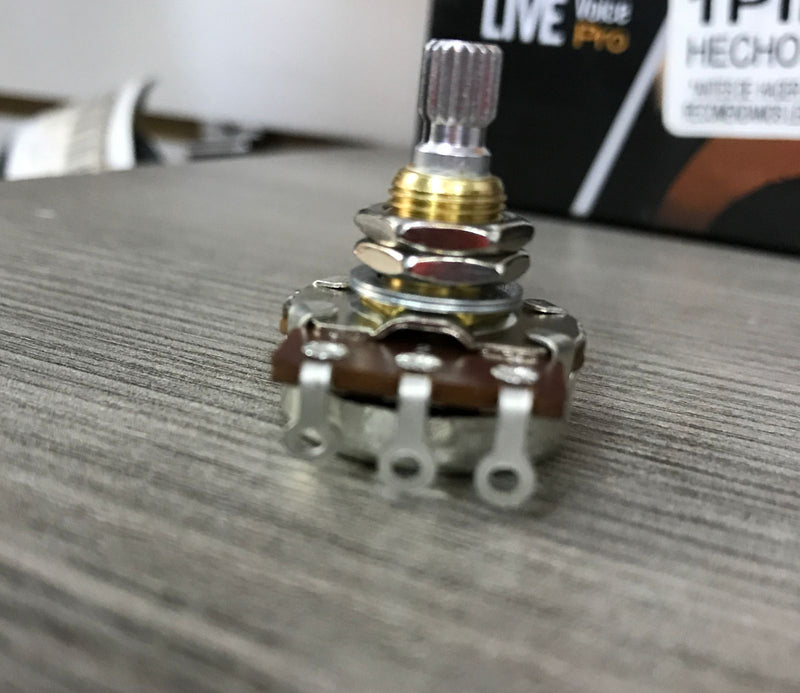 Bourns Potenciómetro A250k para Guitarra Eléctrica Bourns Potenciómetro A250k para Guitarra Eléctrica