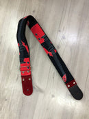 Strap/Tahalí Kidam Estampado Guitarra ROJO K6017GR
