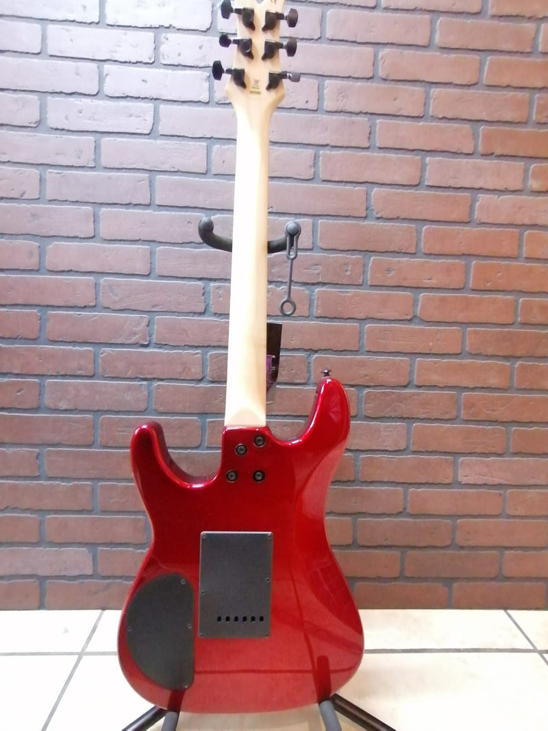 Guitarra eléctrica Dean Vendetta XMT rojo metálico (con accesorios)