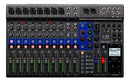 mezcladora digital zoom livetrak l12 interfaz usb grabadora multipista