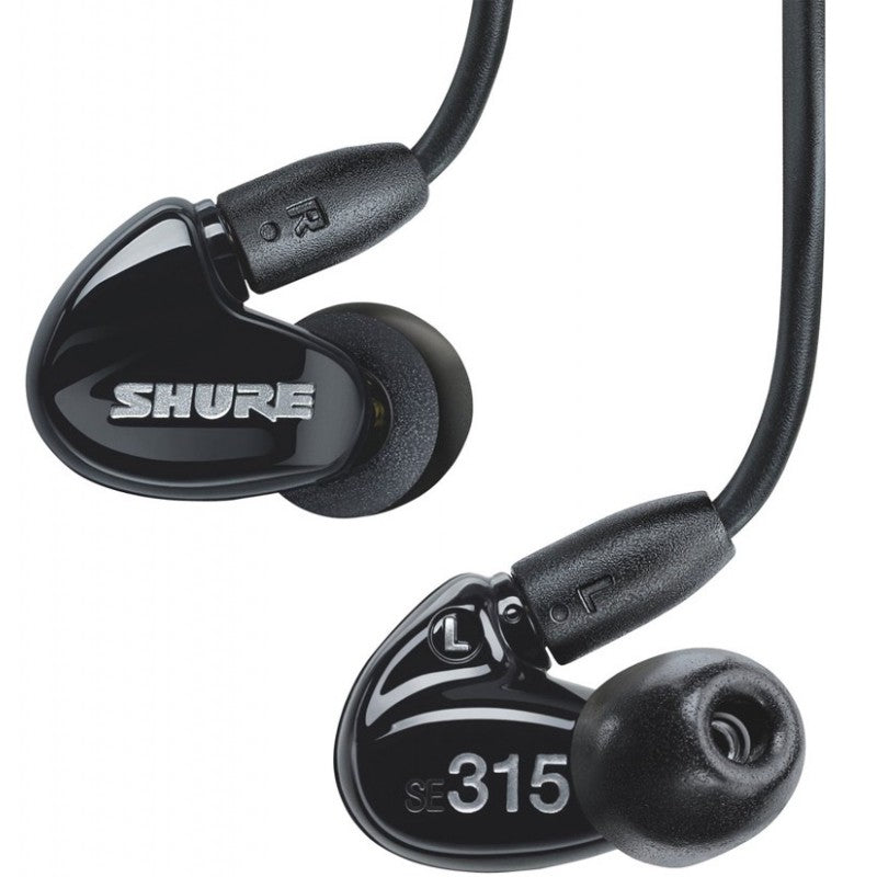 Audífonos monitores personales Shure SE315-color negros