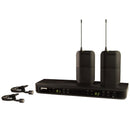 SHURE BLX188/CVL-J11 SISTEMA INALÁMBRICO DOBLE CON DOS MICRÓFONOS DE SOLAPA