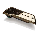 Pastilla EMG ACS color gold para bajo quinto, sexto o guitarra acústica con instalación sencilla y gran sonido
