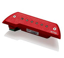 Pastilla EMG ACS color rojo para bajo quinto, sexto o guitarra acústica con instalación sencilla y gran sonido