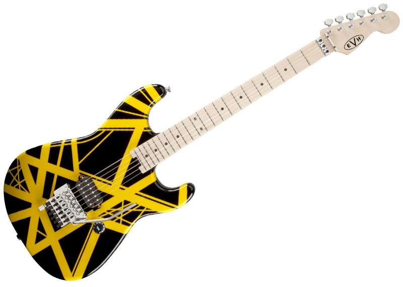 EVH Striped Series Black With Yellow Stripes 5107902528