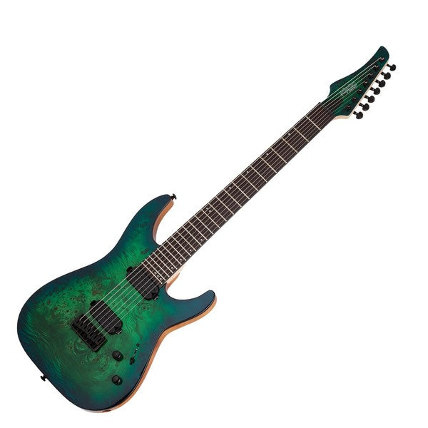 Guitarra Electrica Schecter C-7 PRO Aqua Burst
