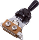 Selector de pastillas negro de 3 posiciones compatible con guitarras Les Paul y PRS.