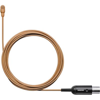 SHURE TL46C/O-MTQG TWINPLEX™ MICRÓFONO LAVALIER SUBMINIATURA, MTQG/TA4F, CACAO