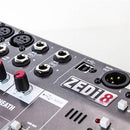 Mezcladora Allen And Heath ZEDI-8 Con Efectos e Interfaz USB